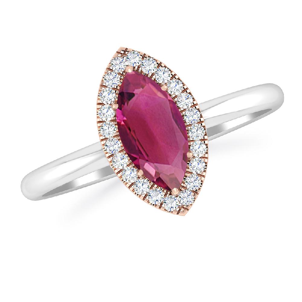 White Gold - Pink Tourmaline