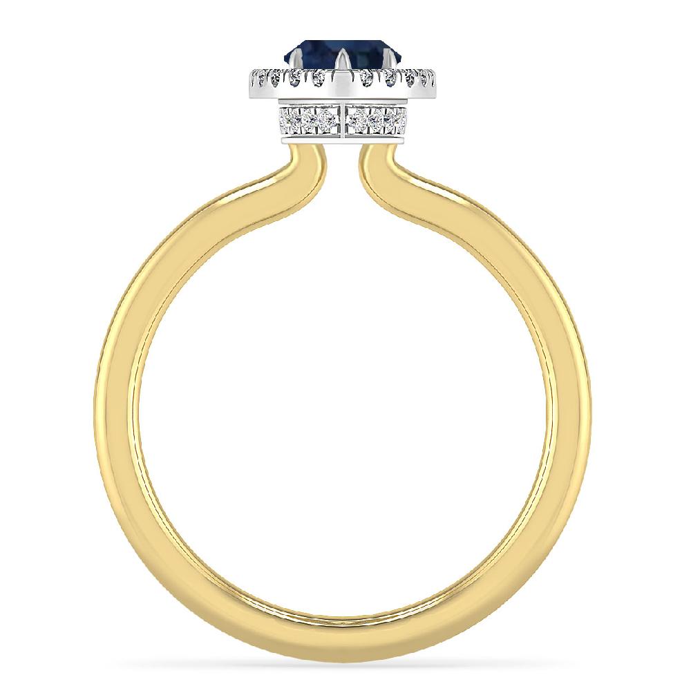 Yellow Gold - Sapphire