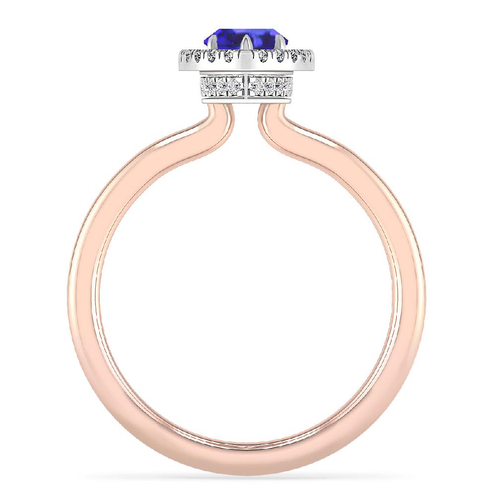 Rose Gold - Tanzanite