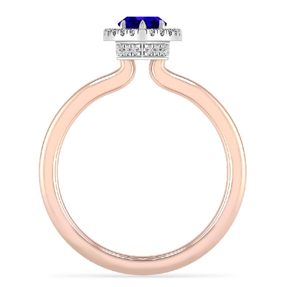 Rose Gold - Tanzanite