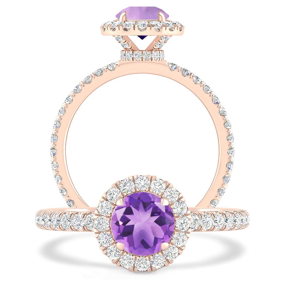 Rose Gold - Amethyst