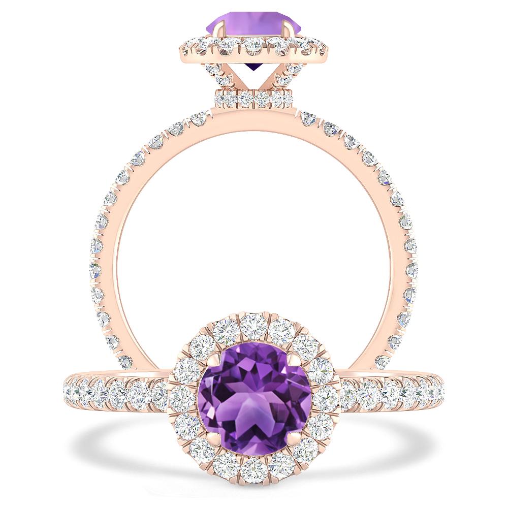 Rose Gold - Amethyst