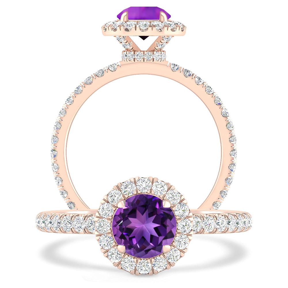 Rose Gold - Amethyst