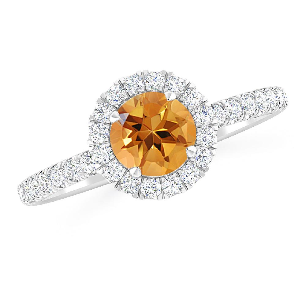 White Gold - Citrine