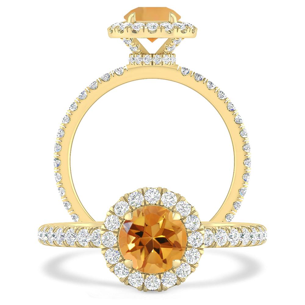 Yellow Gold - Citrine