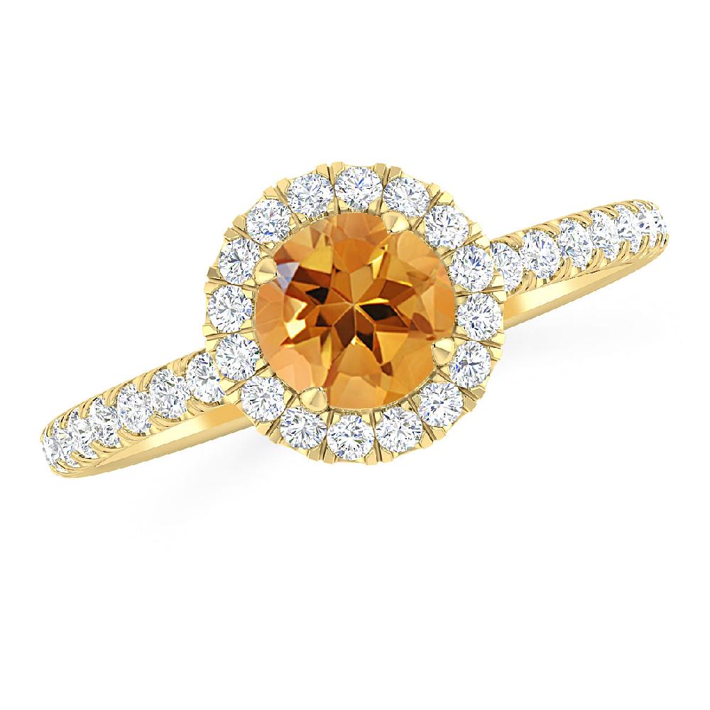 Yellow Gold - Citrine