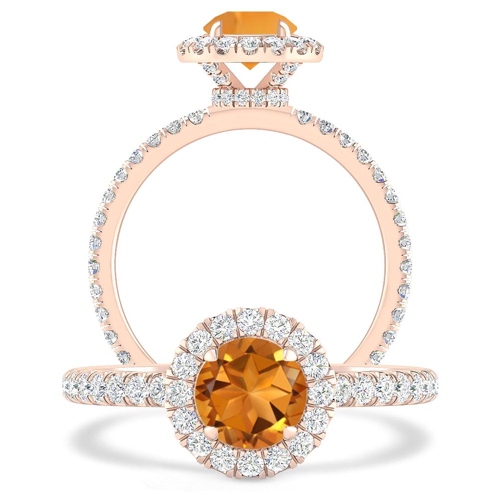 Rose Gold - Citrine