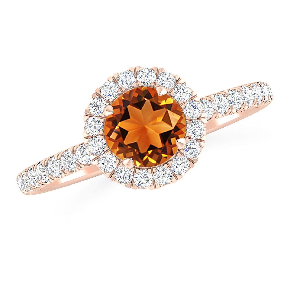 Rose Gold - Citrine