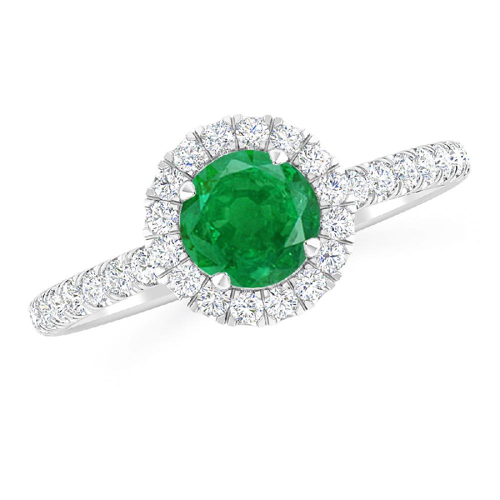 White Gold - Emerald