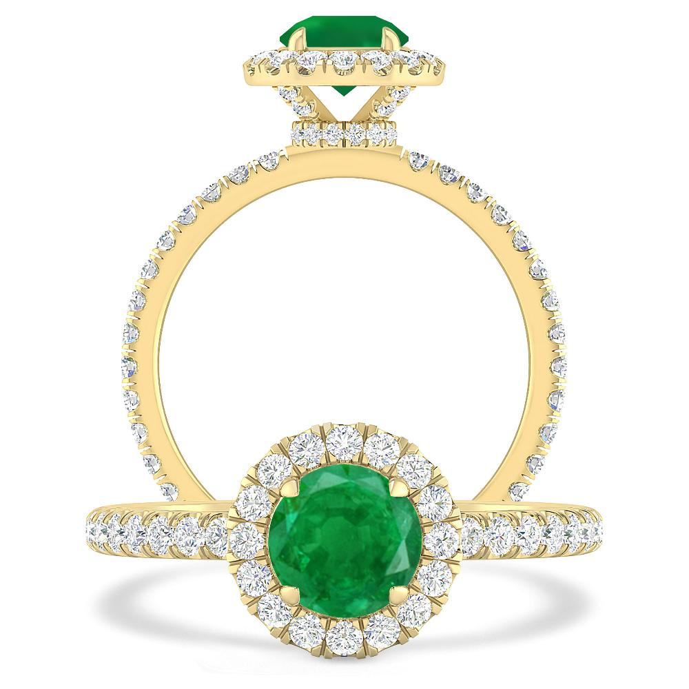 Yellow Gold - Emerald