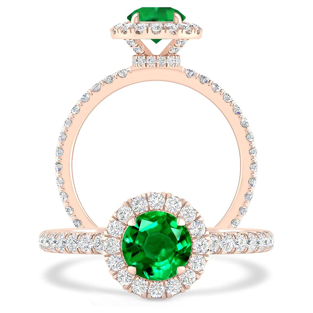 Rose Gold - Emerald