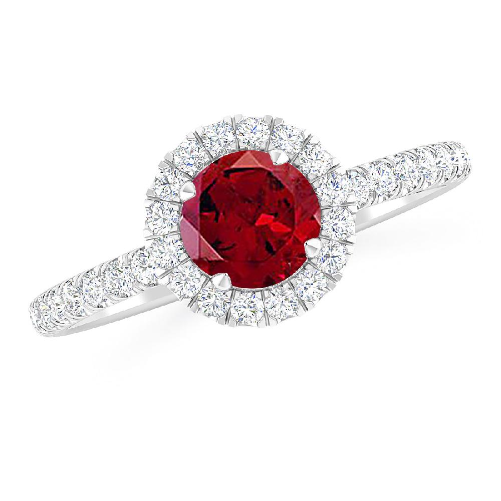 White Gold - Garnet