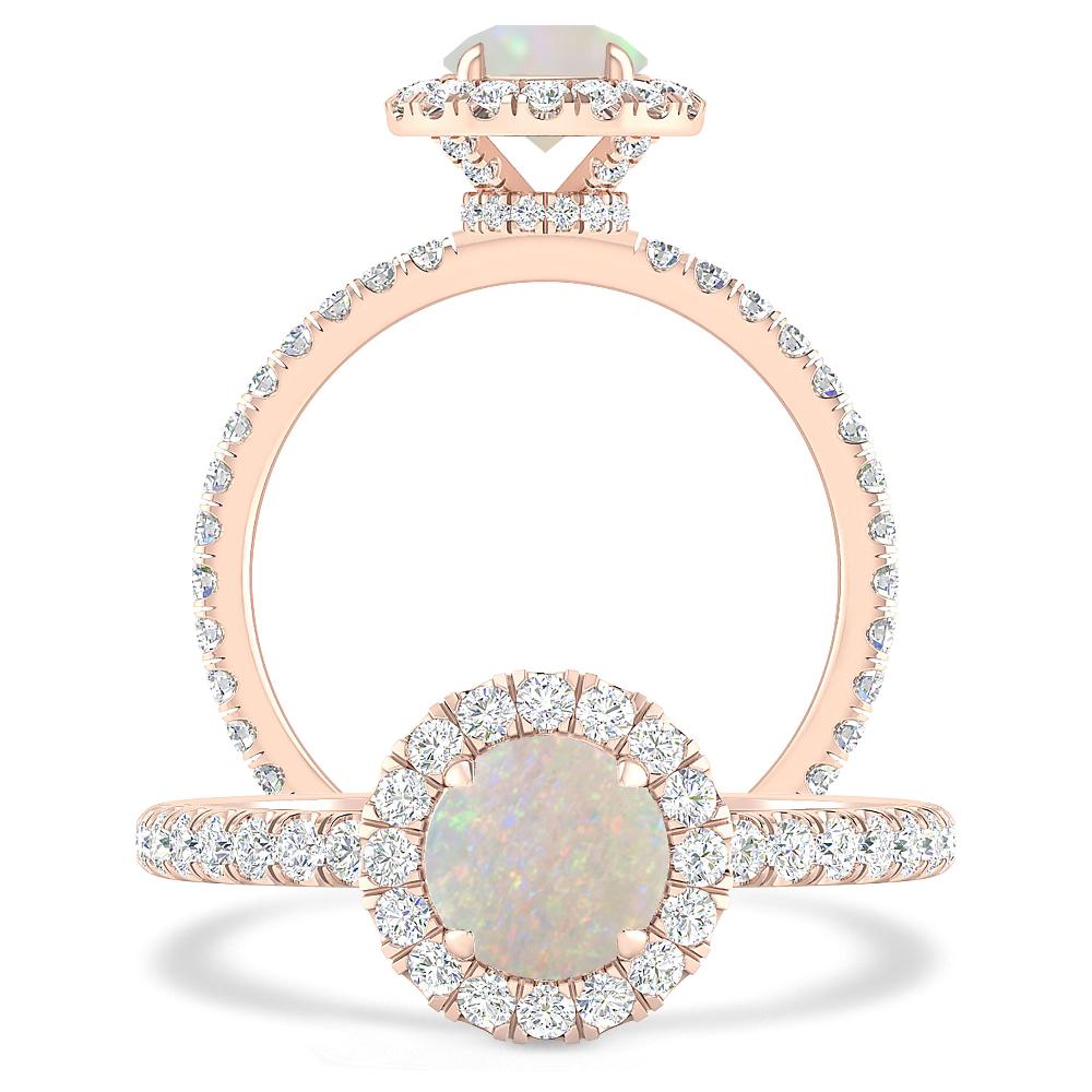 Rose Gold - Opal