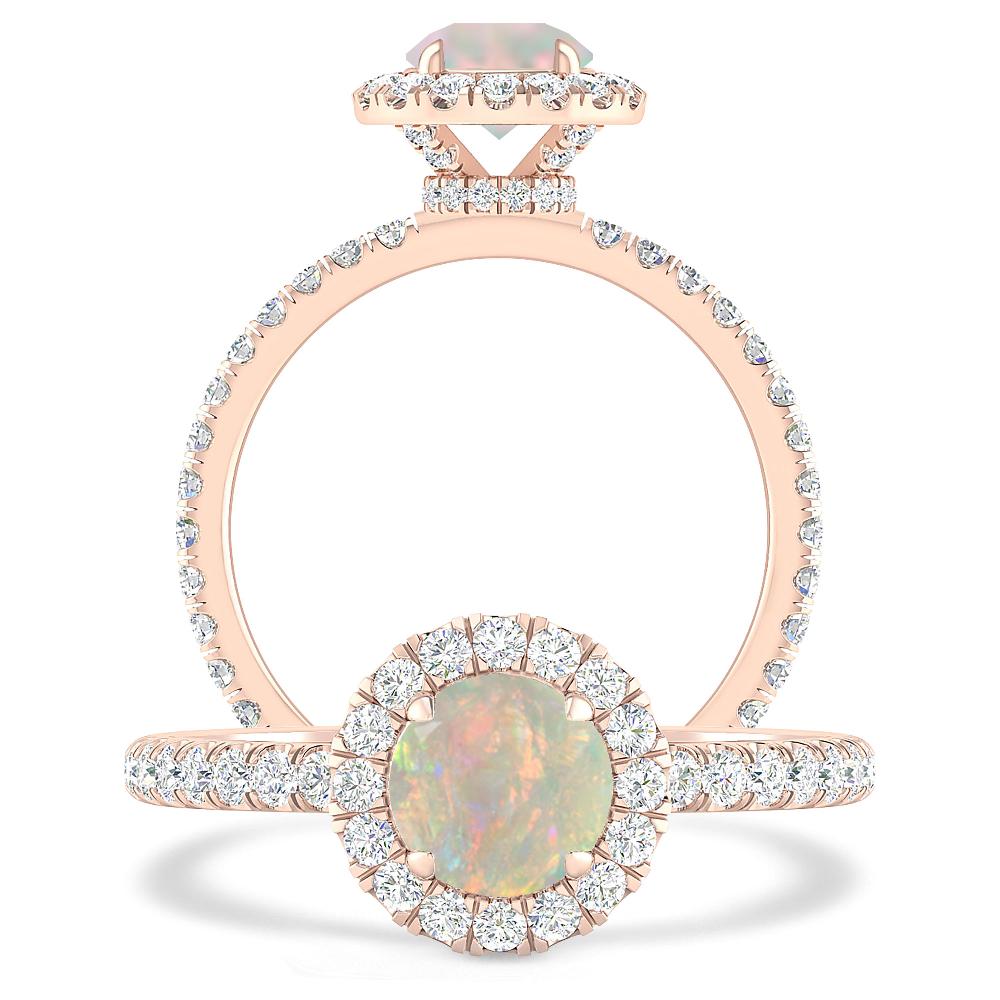 Rose Gold - Opal