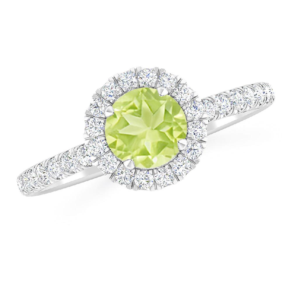 White Gold - Peridot