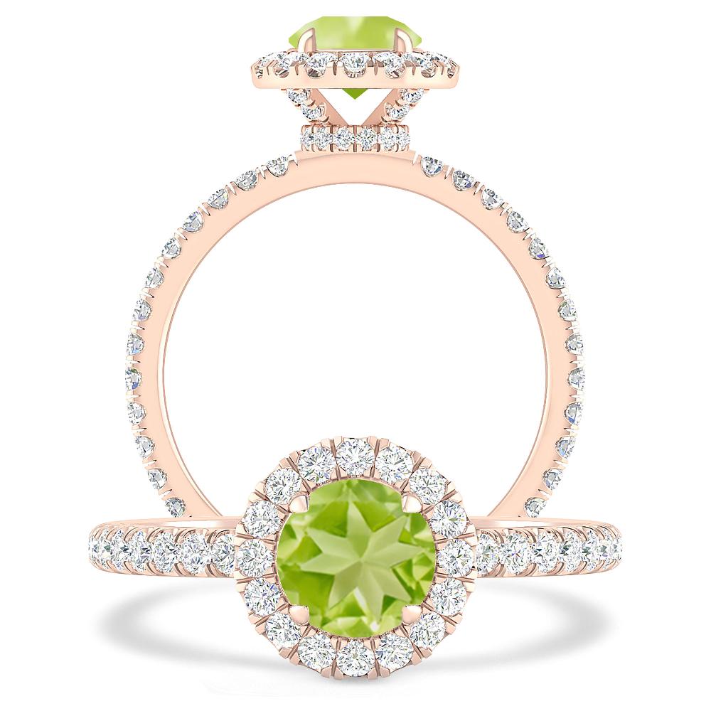 Rose Gold - Peridot