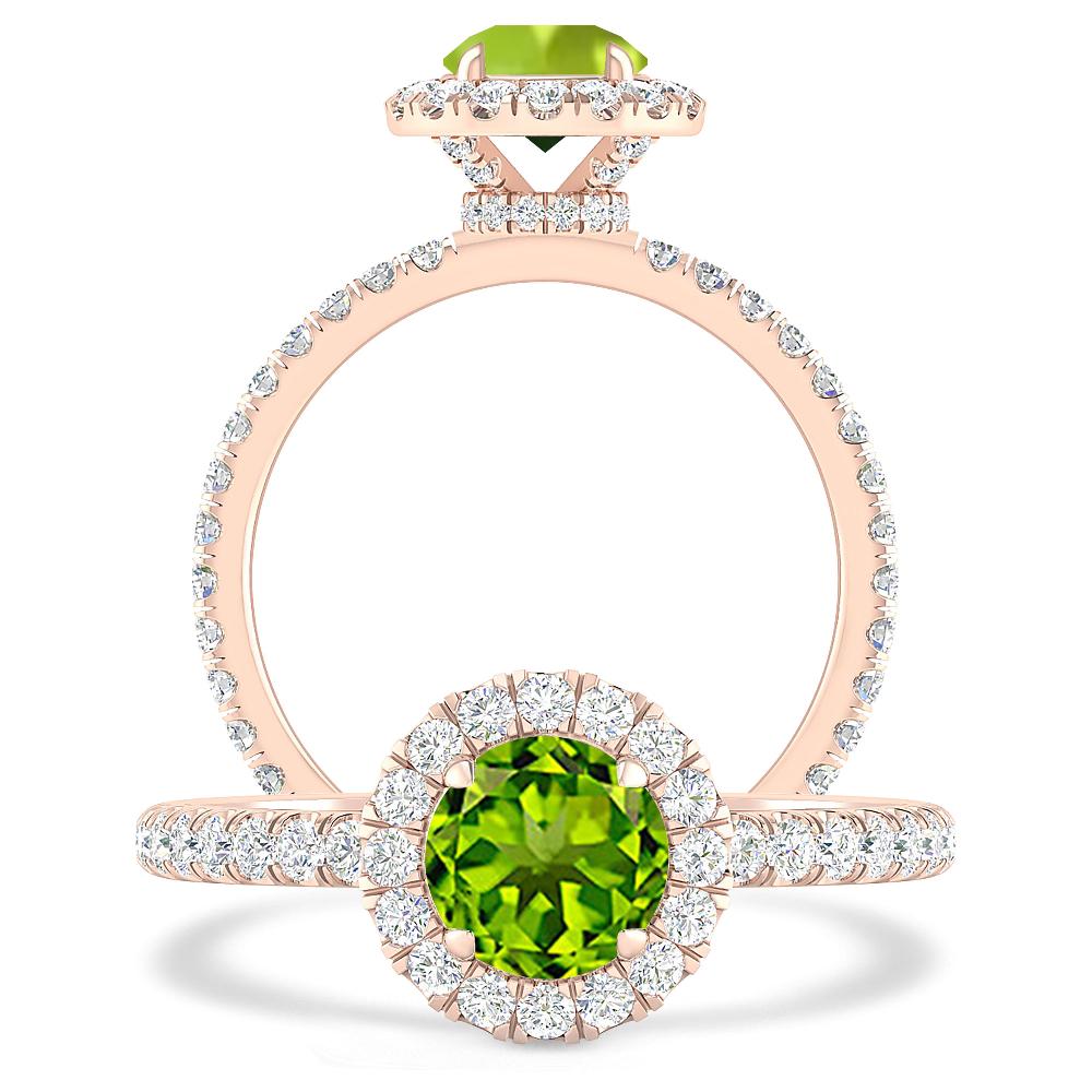 Rose Gold - Peridot