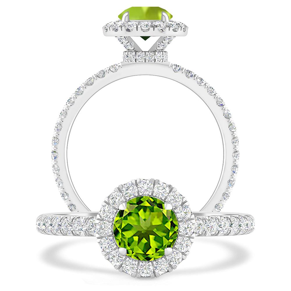 White Gold - Peridot