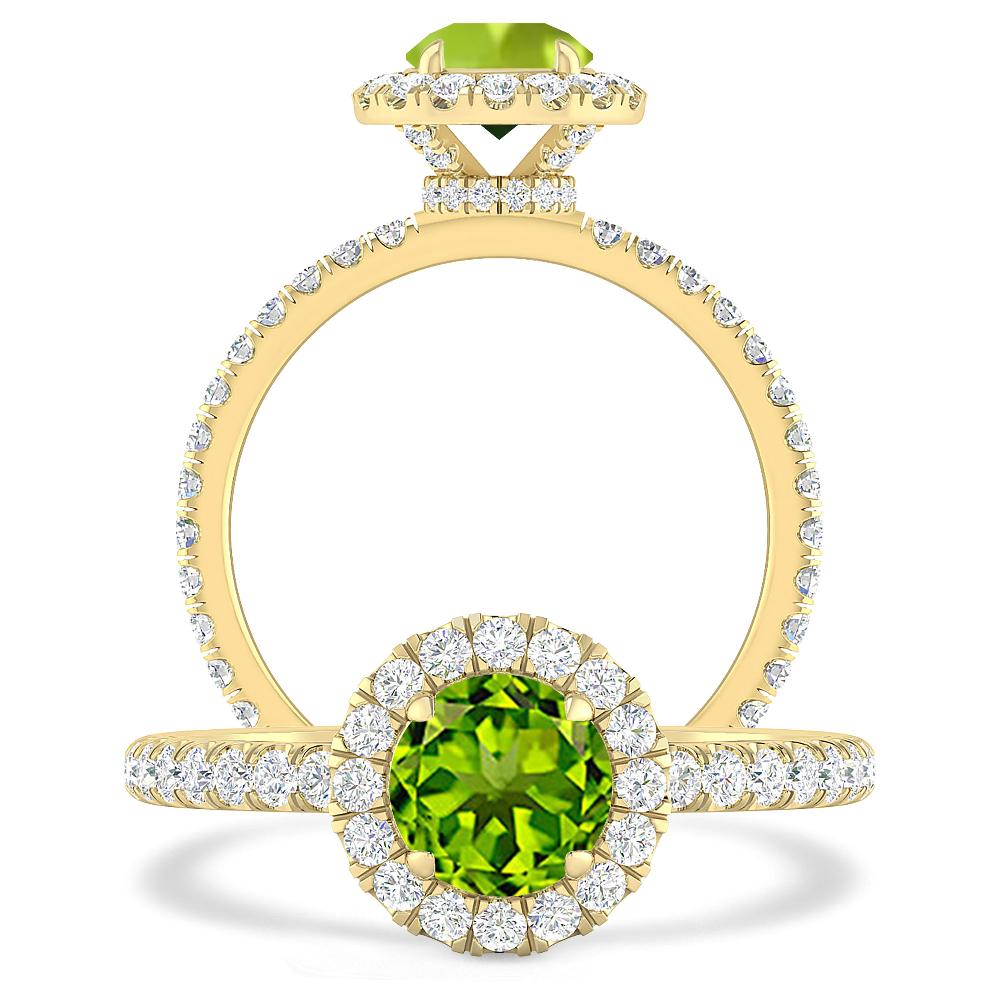 Yellow Gold - Peridot