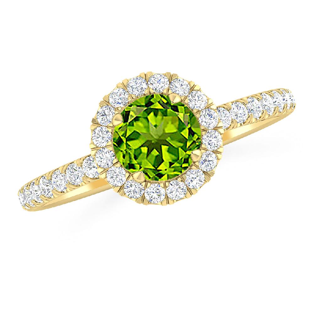 Yellow Gold - Peridot