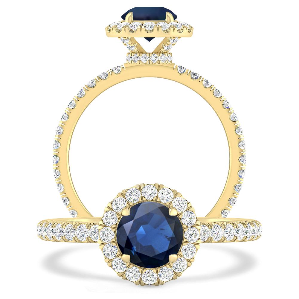 Yellow Gold - Sapphire