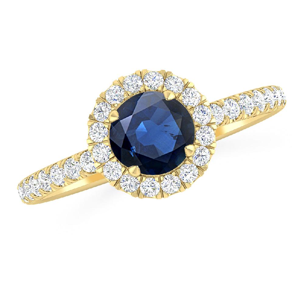 Yellow Gold - Sapphire