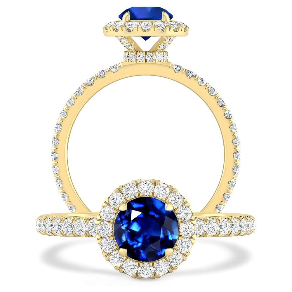 Yellow Gold - Sapphire