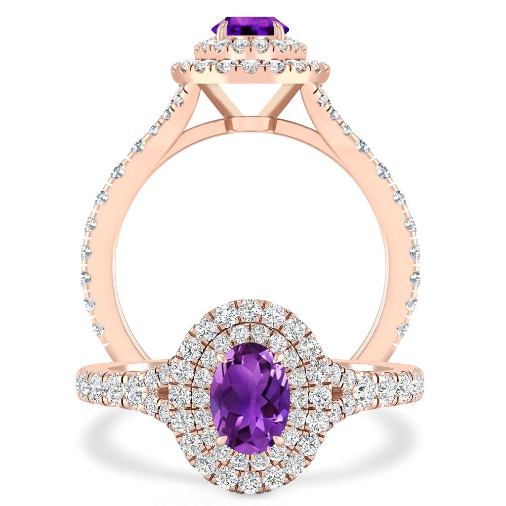 Rose Gold - Amethyst