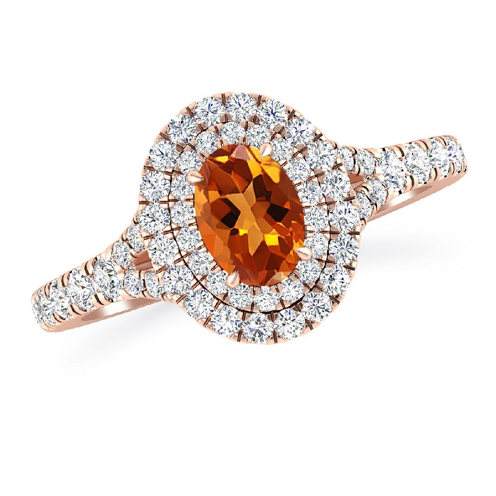 Rose Gold - Citrine