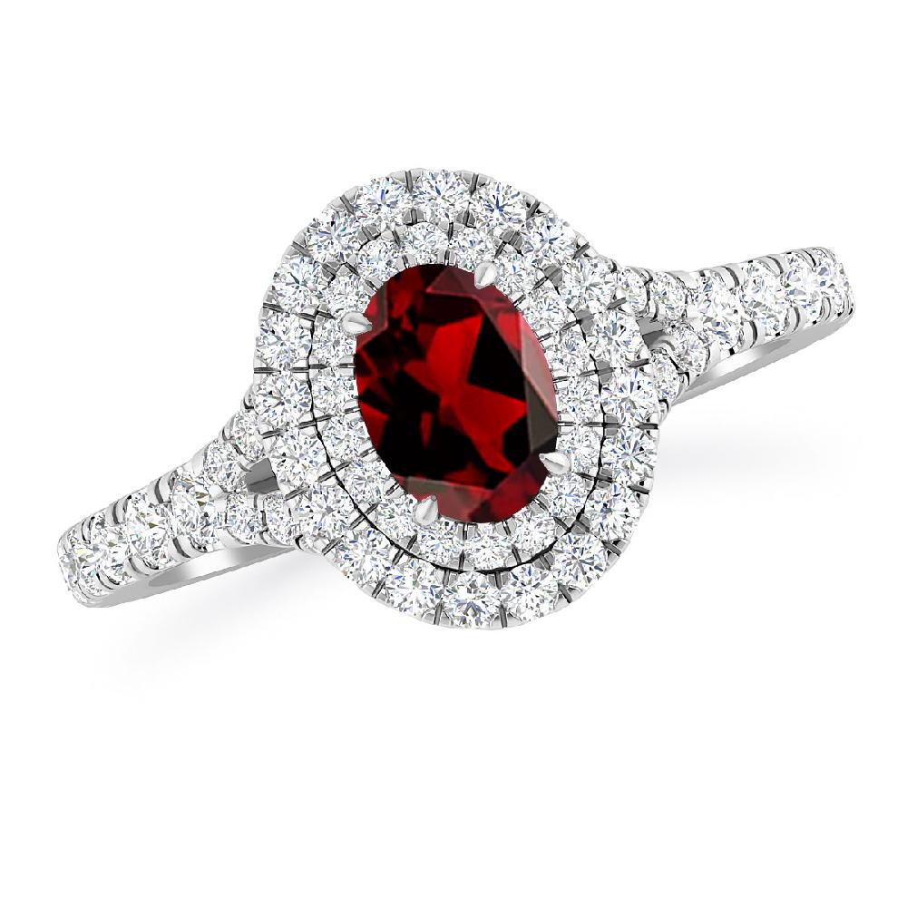 White Gold - Garnet