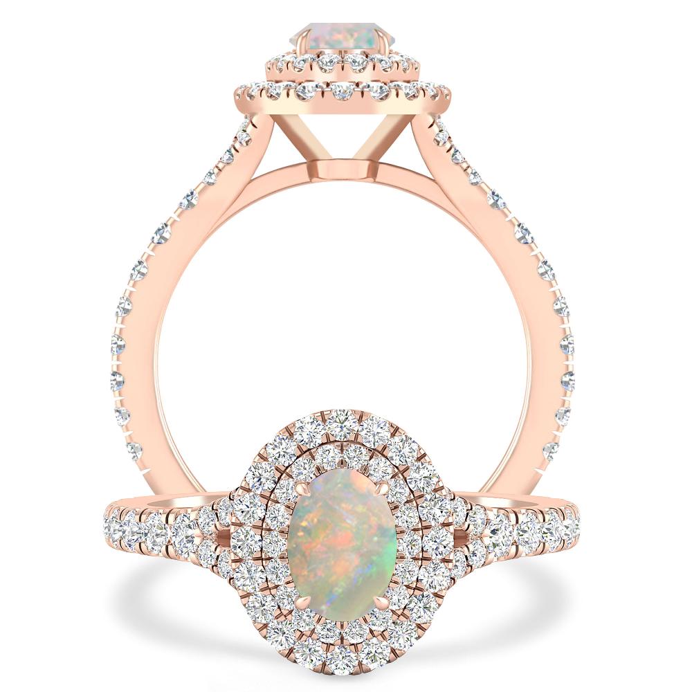 Rose Gold - Opal