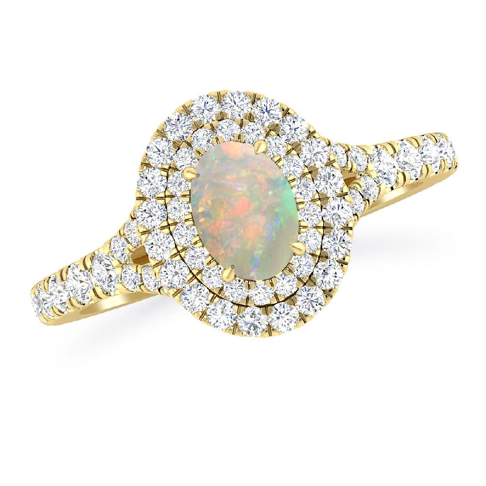 Yellow Gold - Opal