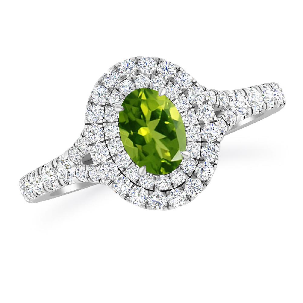 White Gold - Peridot