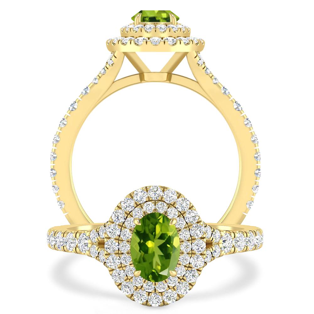 Yellow Gold - Peridot