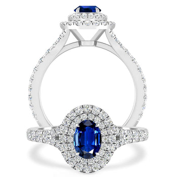 White Gold - Sapphire