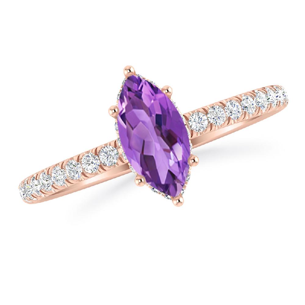 Rose Gold - Amethyst