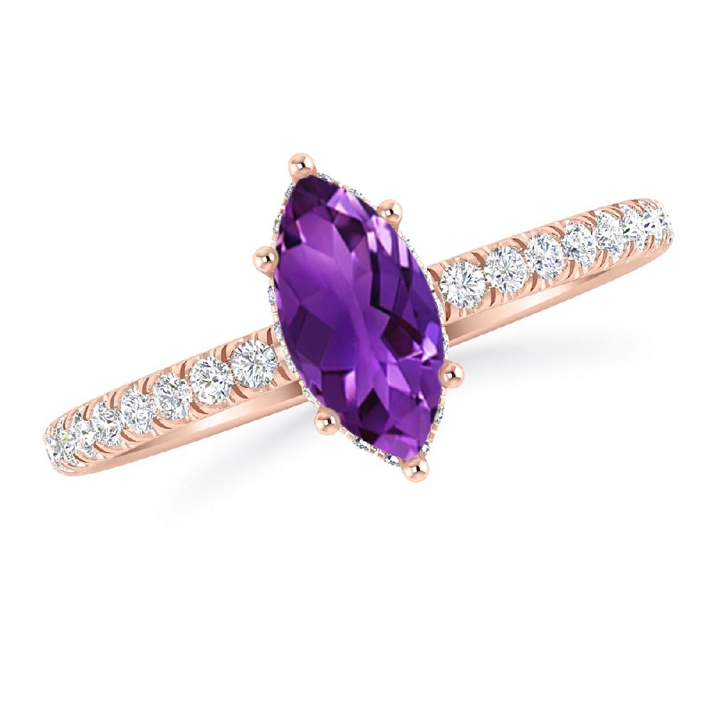 Rose Gold - Amethyst