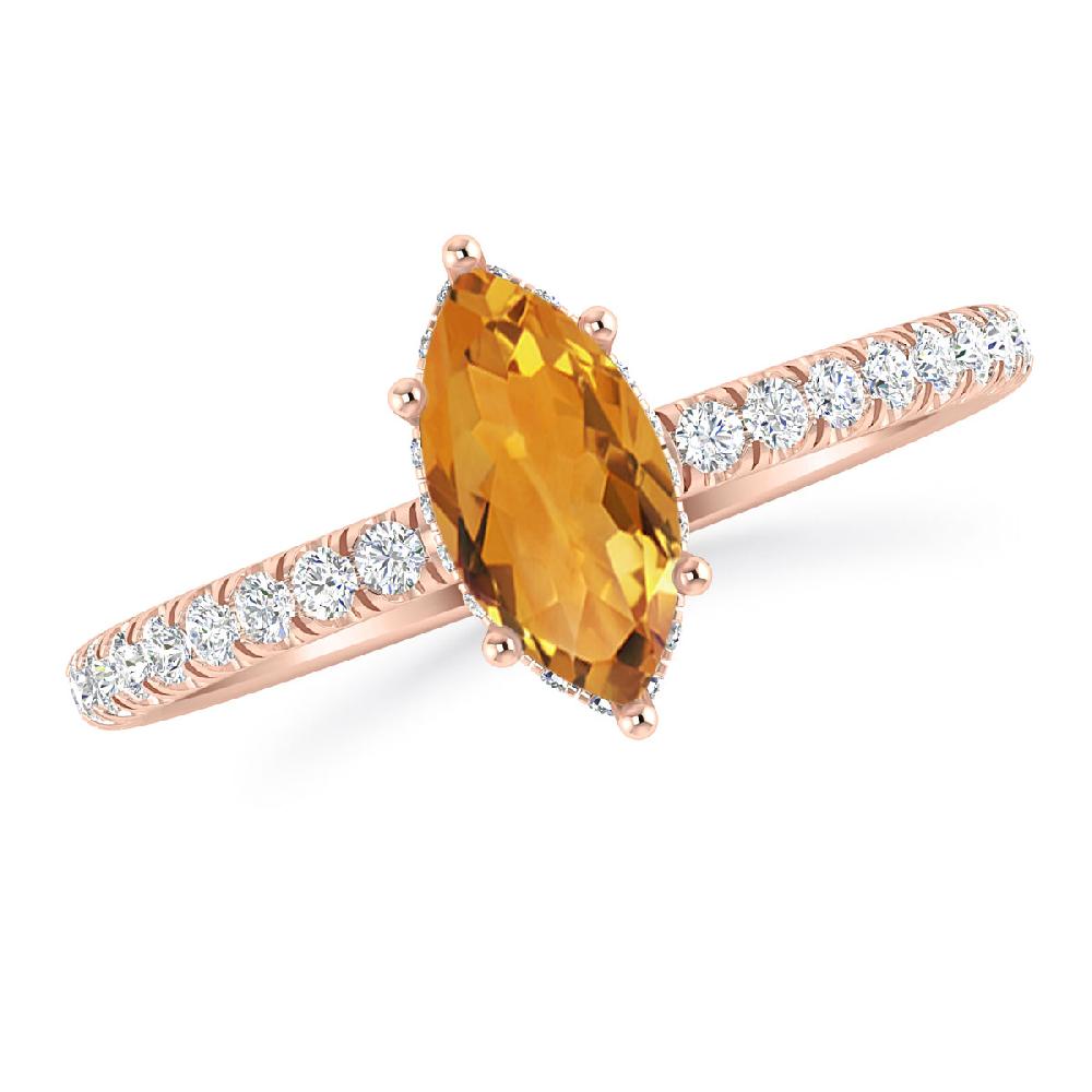 Rose Gold - Citrine