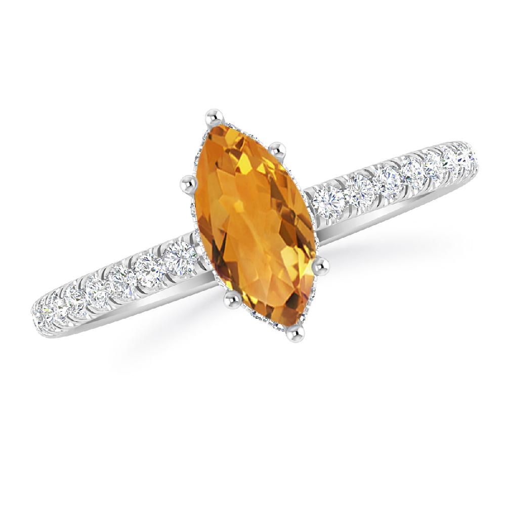 White Gold - Citrine