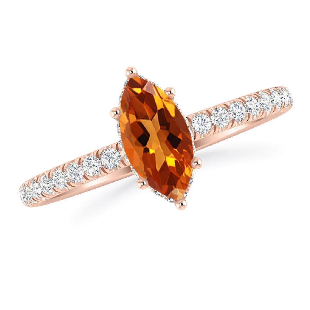 Rose Gold - Citrine