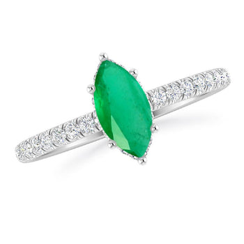 White Gold - Emerald