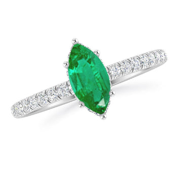 White Gold - Emerald