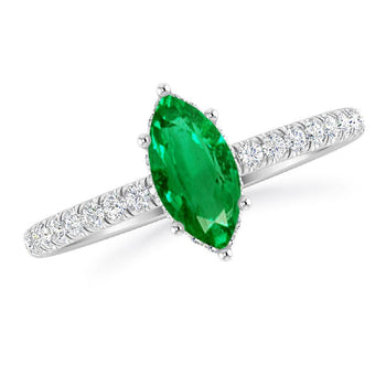 White Gold - Emerald