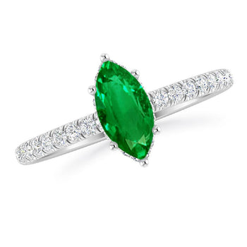 White Gold - Emerald