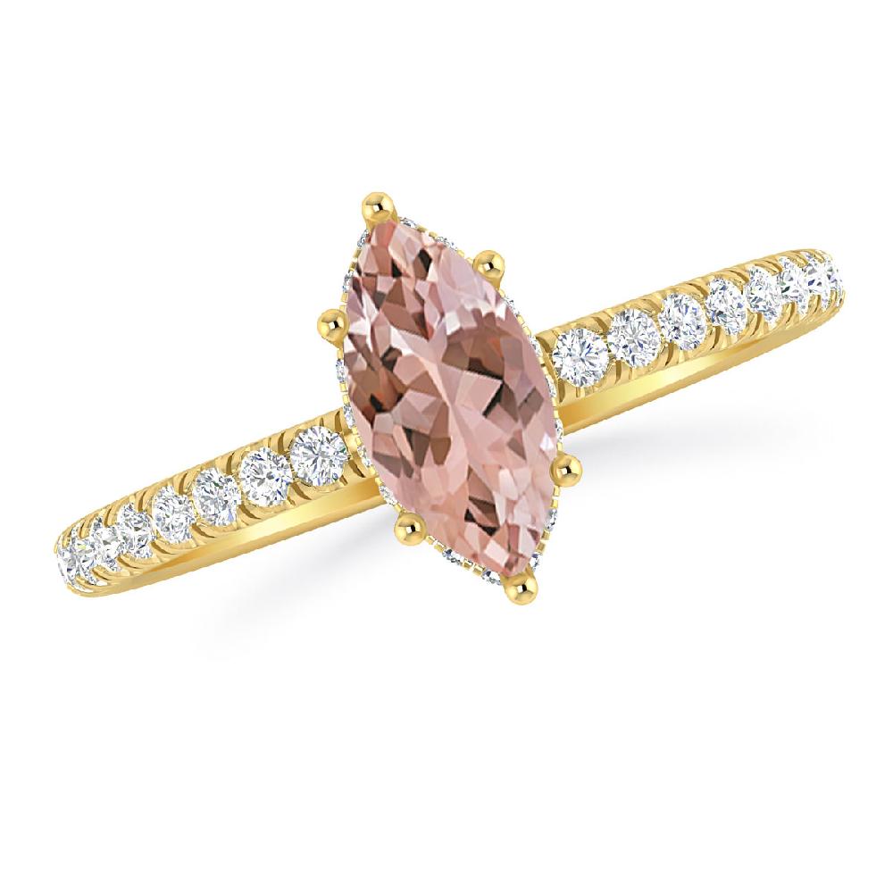 Yellow Gold - Morganite