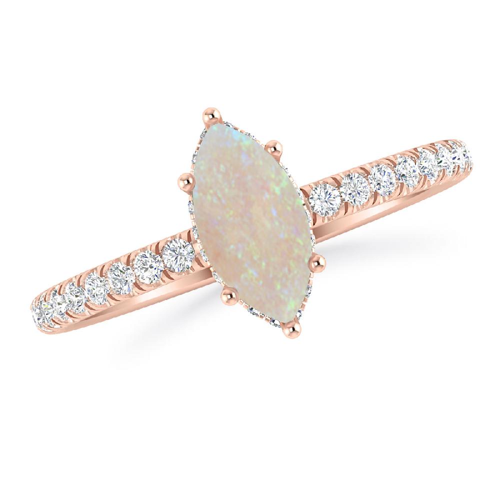 Rose Gold - Opal