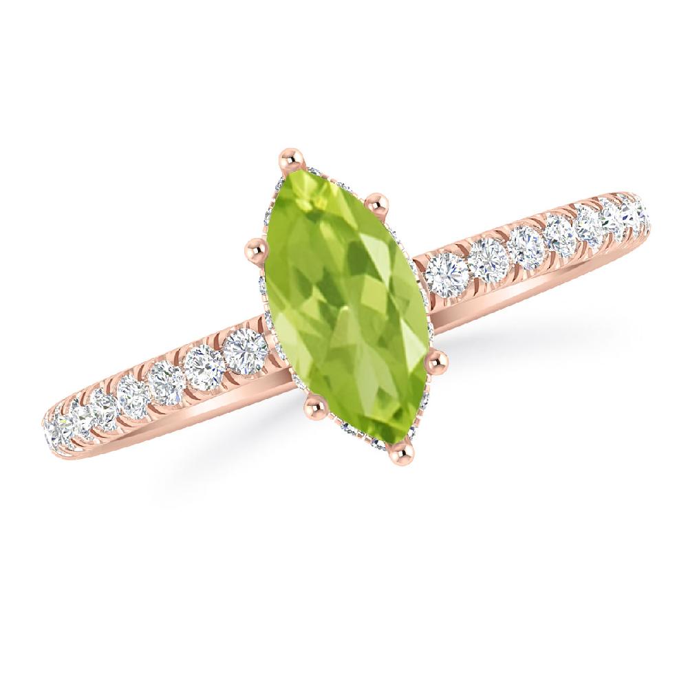 Rose Gold - Peridot