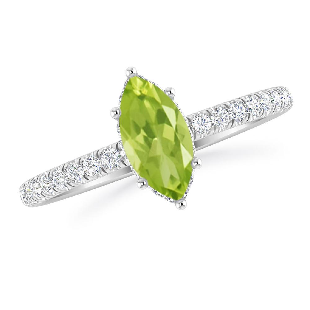 White Gold - Peridot