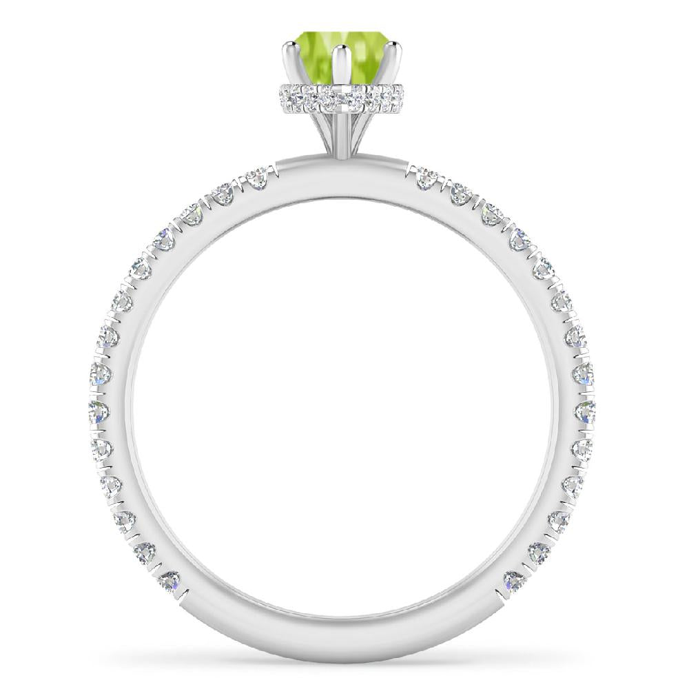 White Gold - Peridot