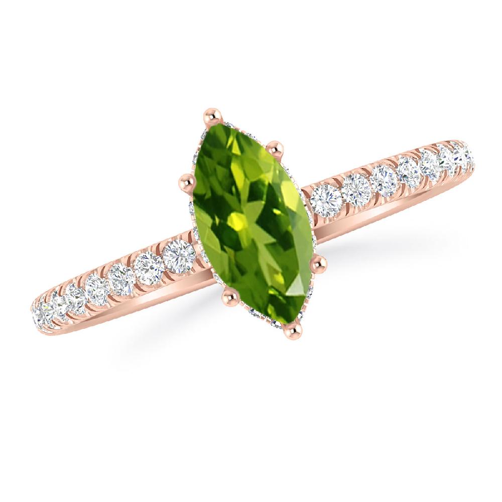 Rose Gold - Peridot